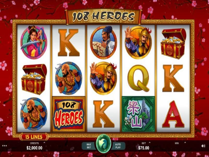 108 Heroes Multiplier Fortunes Slots